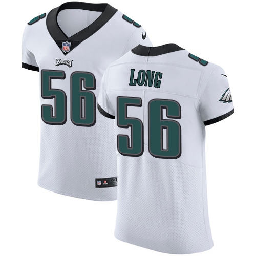 Nike Eagles #56 Chris Long White Men's Stitched NFL Vapor Untouchable Elite Jersey